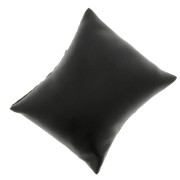 Cuscino di presentazione per braccialetti e orologi - Imitazione pelle - Nero x1