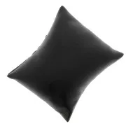 Cuscino di presentazione per braccialetti e orologi - Imitazione pelle - Nero x1