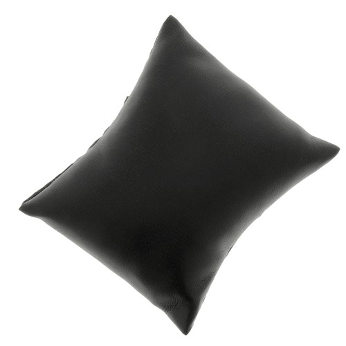 Cuscino di presentazione per braccialetti e orologi - Imitazione pelle - Nero x1