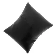 Cuscino di presentazione per braccialetti e orologi - Imitazione pelle - Nero x1