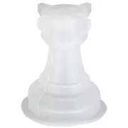 Stampo in silicone per realizzare la torre 3D della scacchiera 31x22 mm in resina x1