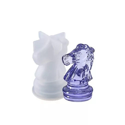 Stampo in silicone per realizzare la scacchiera 3D 42x24 mm in resina x1