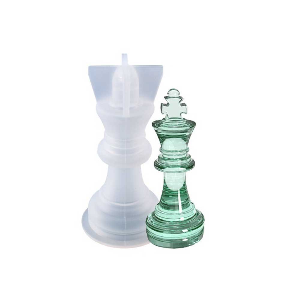 Stampo In Silicone Per Scacchi, Set Completo 16 Pezzi, Per Resina Epossidica, Fai Da Te, Regalo Creativo