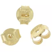 Farfalline per orecchini perno 4x3,5 mm - Argento 925 ORO x6