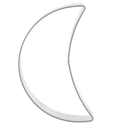 Stampo in acciaio inox per modellare 60x25 mm - Luna x1