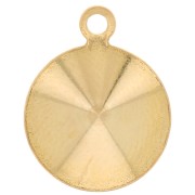 Castone pendente da incollare PureCrystal 1122 mm. 10 Dorato x1