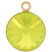 Castone pendente da incollare PureCrystal 1122 mm. 10 Dorato x1