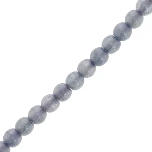 Perle di vetro riciclato 3 mm - Alabastro Strom Cloud x50