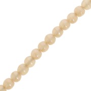 Perle di vetro riciclato 3 mm - Alabastro Light Peach x50