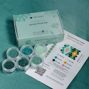 Kit di perline Miyuki By Perles & Co - Miyuki Delica 11/0 Eucalyptus Mix