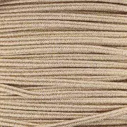 Soutache Luxor di produzione italiana 3 mm - Rosa cipria - dorato x1m