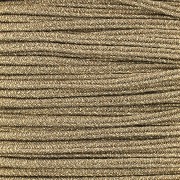 Soutache Luxor di produzione italiana 3 mm - Marrone - dorato x1m