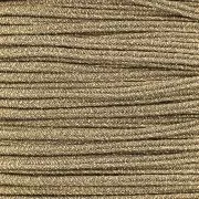 Soutache Luxor di produzione italiana 3 mm - Marrone - dorato x1m