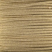 Soutache Luxor di produzione italiana 3 mm - Marrone chiaro - dorato x1m