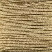 Soutache Luxor di produzione italiana 3 mm - Marrone chiaro - dorato x1m