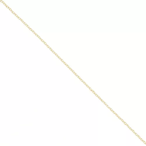 Catena Forzatina 1,65 mm - Dorato oro fino x50cm