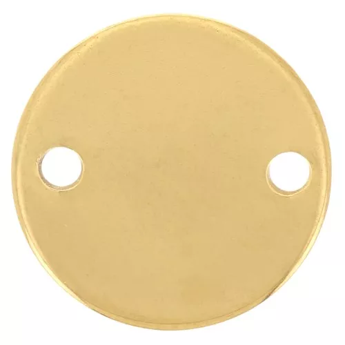 Distanziatore rotondo da 12 mm - Acciaio inox 304 dorato x1