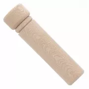 Astuccio per aghi-punte in legno grezzo 60x13,5 mm x2