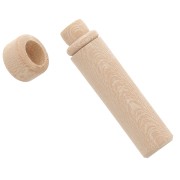 Astuccio per aghi-punte in legno grezzo 60x13,5 mm x2