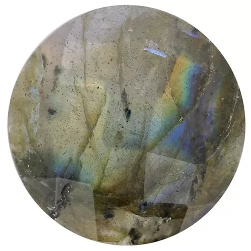 Cabochon tondo sfaccettato 15 mm - Labradorite x1