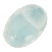 Cabochon ovale 14x10 mm in pietra semipreziosa - Larimar x1|raw }}
