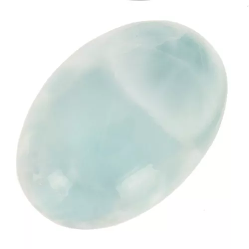 Cabochon ovale 14x10 mm in pietra semipreziosa - Larimar x1