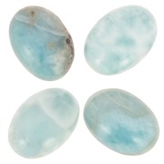 Cabochon ovale 14x10 mm in pietra semipreziosa - Larimar x1