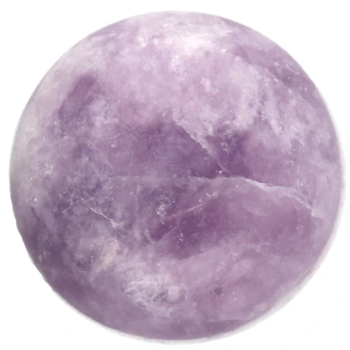 Cabochon rotondo da 10 mm in pietra semipreziosa - Lepidolite x1