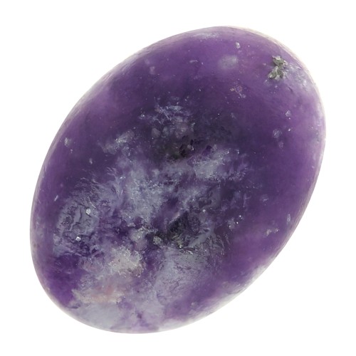Cabochon ovale 14x10 mm in pietra semipreziosa - Lepidolite x1