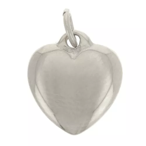 Ciondolo cuore 11x10 mm - Acciaio inossidabile 316L x1