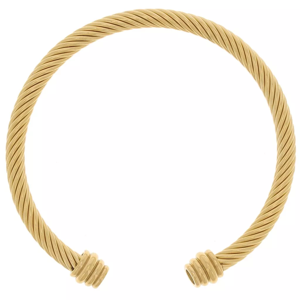 Bracciali In Acciaio Inox Con Cabochon In Vetro - Base Per Creazione Gioielli, 3 Misure Disponibili