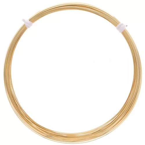 Filo semitondo semiduro da 1 mm in gold filled x1m