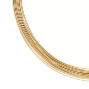Filo semitondo semiduro da 1 mm in gold filled x1m