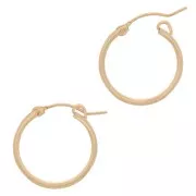 Orecchini a cerchio 20 mm in Gold filled x 2