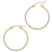 Orecchini a cerchio 28 mm Gold filled x 2