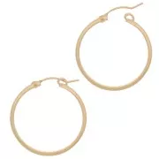 Orecchini a cerchio 28 mm Gold filled x 2