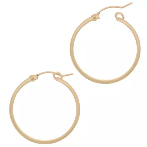 Orecchini a cerchio 28 mm Gold filled x 2