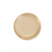 Castone per cabochon 3 mm - Gold filled x4