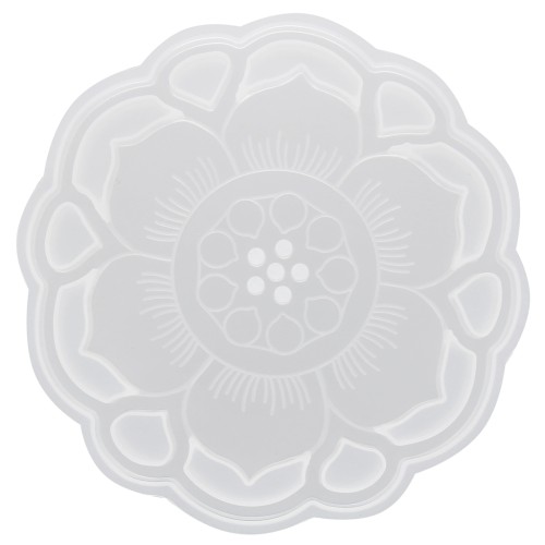 Stampo in silicone per realizzare una rosa in resina di 10 cm x1