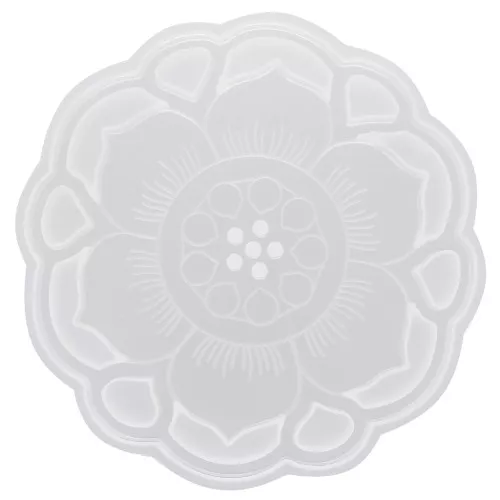 Stampo in silicone per realizzare una rosa in resina di 10 cm x1