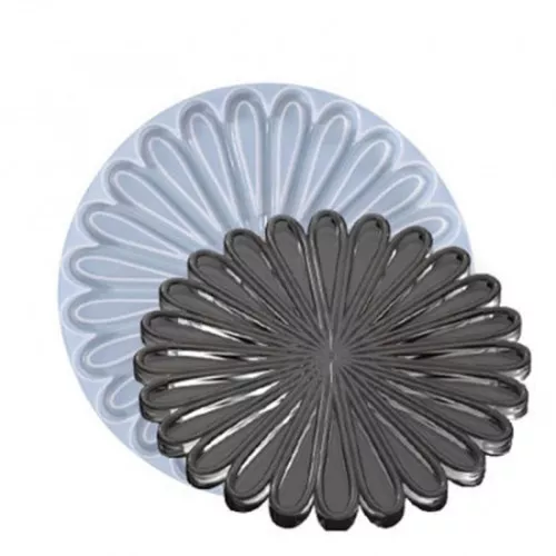 Stampo in silicone per realizzare un fiore in resina 10 cm x1