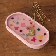 Stampo in silicone per realizzare un vassoio ovale in resina 17,5x9 cm x1