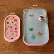 Stampo in silicone per realizzare un vassoio ovale in resina 17,5x9 cm x1