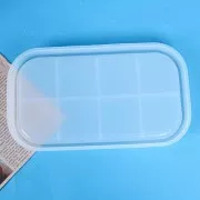 Stampo in silicone per realizzare vassoio ovale in resina 23,5x13 cm