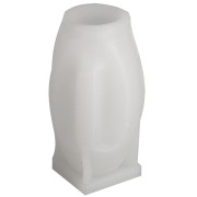 Stampo per candele in silicone - Volto astratto 3D - 9x5 cm Trasparente x1|raw }}