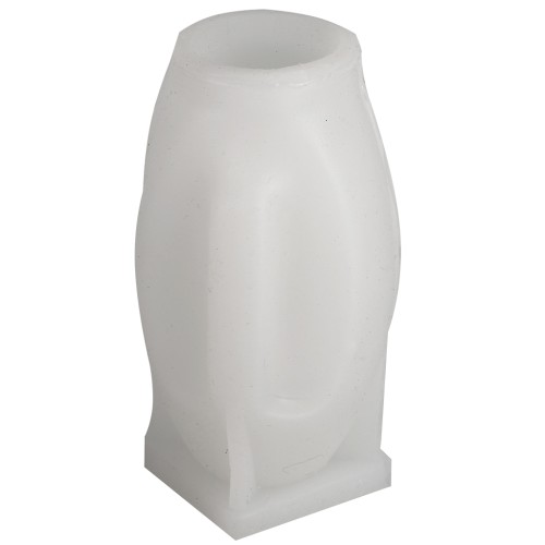 Stampo per candele in silicone - Volto astratto 3D - 9x5 cm Trasparente x1