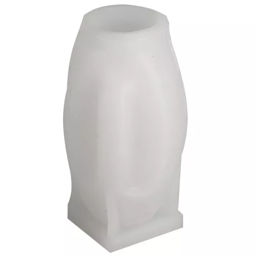 Stampo per candele in silicone - Volto astratto 3D - 9x5 cm Trasparente x1