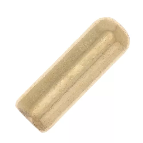 Terminali per fibula 11x3,5 mm - Dorato con oro fino x5