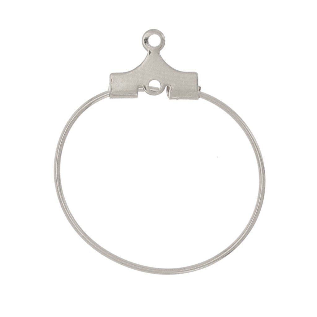 Orecchini Donna Guess hoops don't lie JUBE01 484JW In Acciaio Effetto Torchon