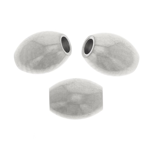 Perle di oliva 5x4 mm - Acciaio inox 304 x20